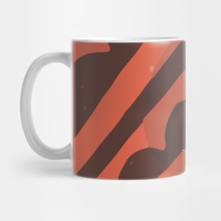 Abstract Minimal Diagonal Stripes Textured Background Image GC-117-14 Mug